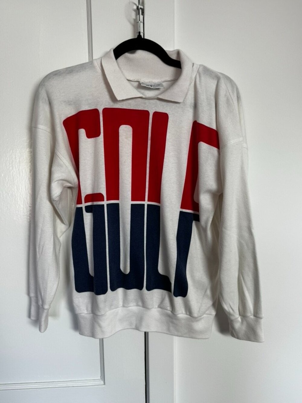 Vintage GOLF Lightweight Sweatshirt with Collar Size SM